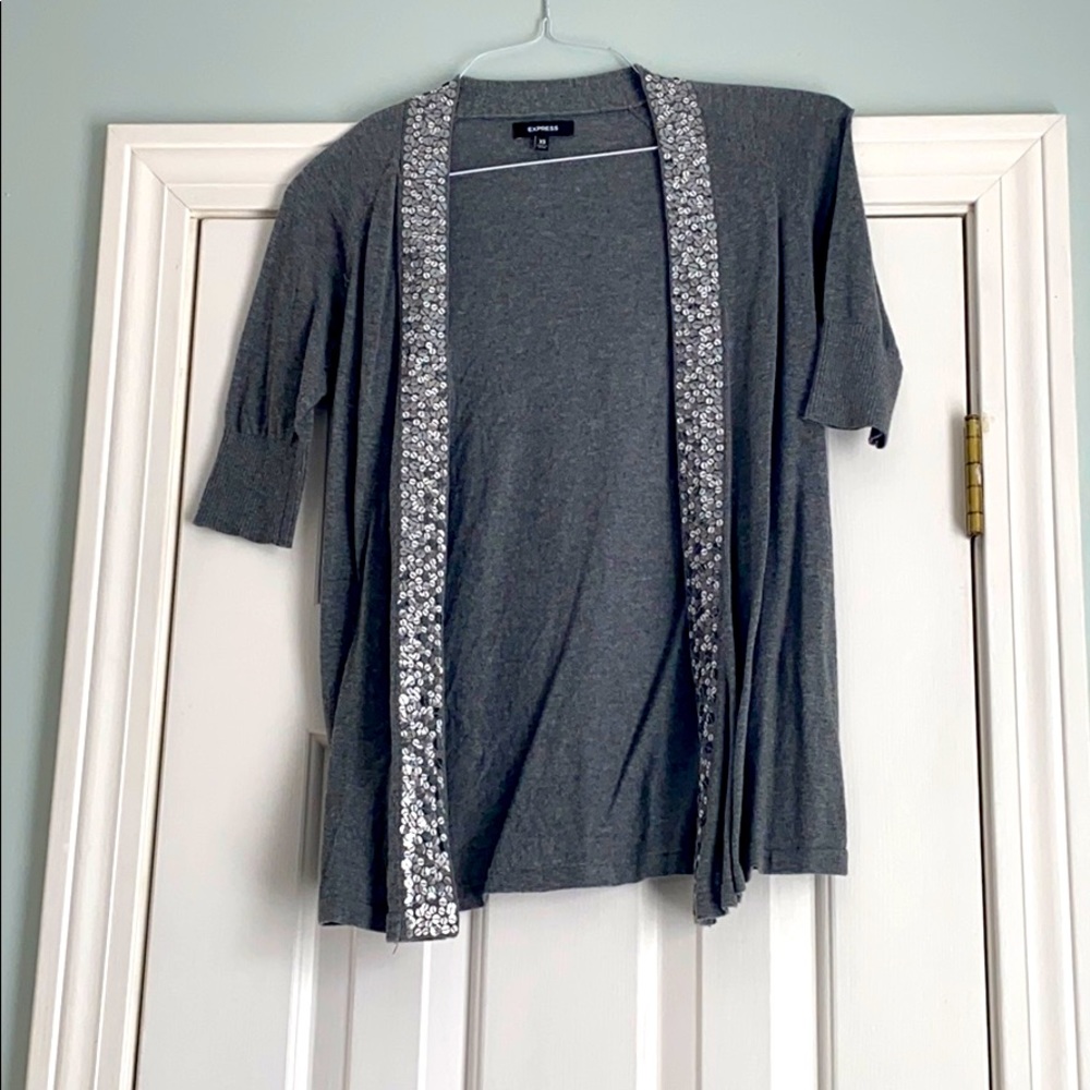 Shirtsleeve cardigan